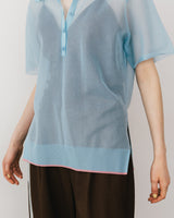 【予約10%OFF】シアーポロシャツ