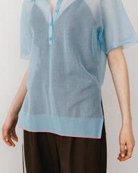 【予約10%OFF】シアーポロシャツ