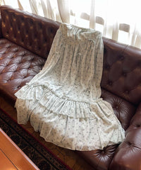 【Lam Balm】アンティークライクスカートウィズボウ