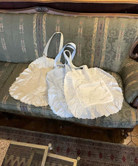 【Lam Balm】ヴィクトリアエンブロイダリーピロートートバッグ