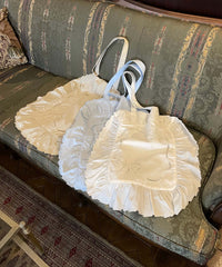 【Lam Balm】ヴィクトリアエンブロイダリーピロートートバッグ