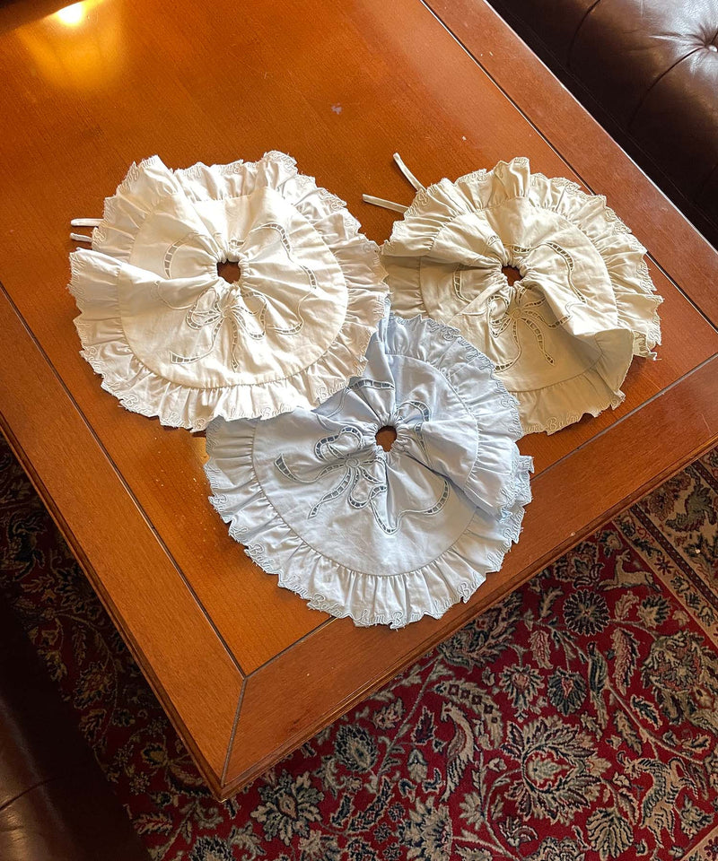 【Lam Balm】ヴィクトリアンエンブロイダリーシュシュ