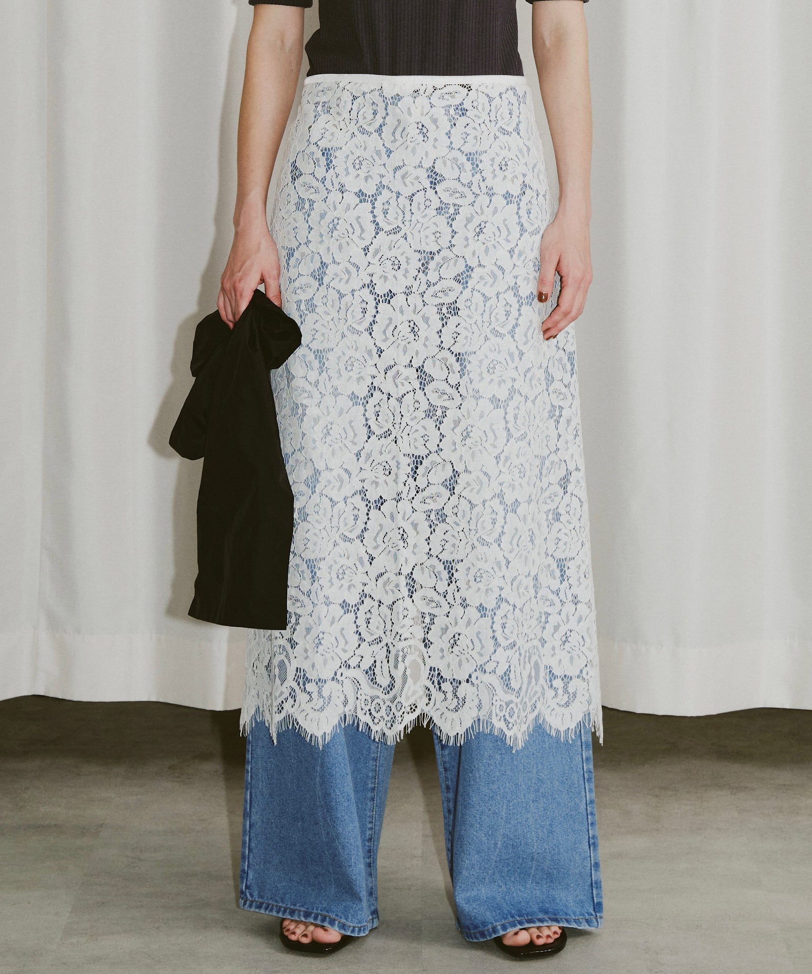 パンツ LACE WRAP SKIRT WITH PANTS セール】LACE WRAP SKIRT WITH PANTS（その他パンツ）｜Ameri