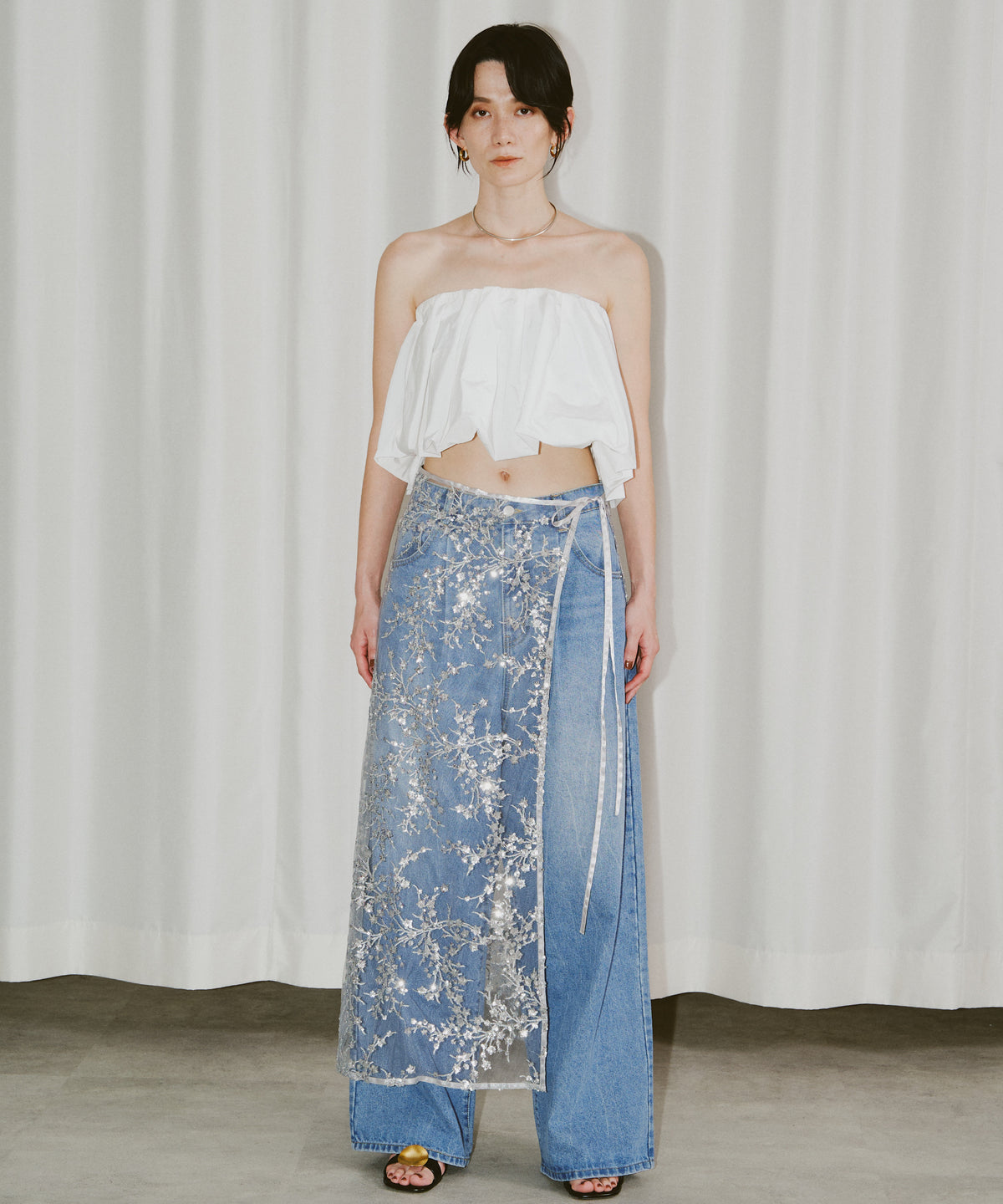 ［yae］Lace tiered skirt / レースティアードスカート セール】Lace tiered skirt / レースティアードスカート