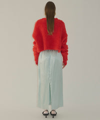 【yae】Long Sleeve Color Shaggy Knit / ロングスリーブカラーシャギーニット