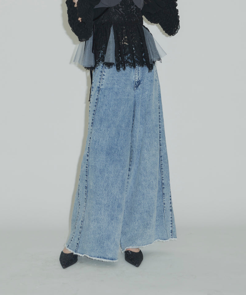 ワイドデニムGパンツ