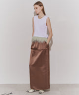 【yae】Relax satin skirt