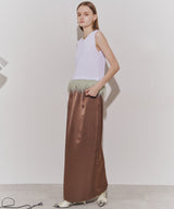 【yae】Relax satin skirt