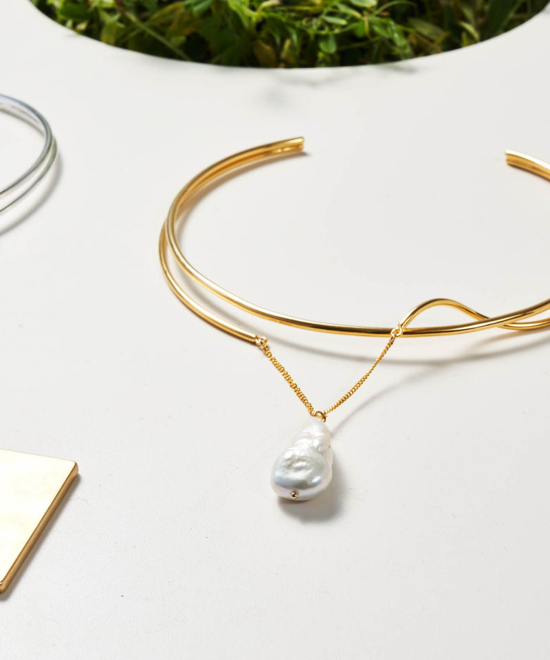 【loni】Ivy pearl choker