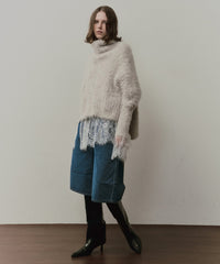 【予約】2WAY総レースVネックオーバーTOPS