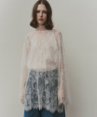 【予約】2WAY総レースVネックオーバーTOPS