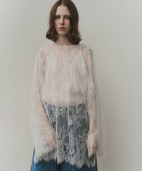 【予約】2WAY総レースVネックオーバーTOPS