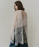 【予約】2WAY総レースVネックオーバーTOPS