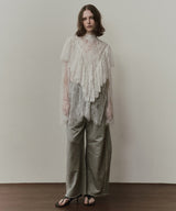 【予約】2WAY総レースVネックオーバーTOPS