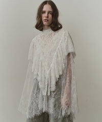 【予約開始待ち】2WAY vintage調モチーフレースつけ衿