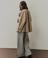 【予約開始待ち】カーブスリーブボウタイリボンショートトレンチ