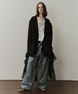 【予約開始待ち】アシンメトリーチュールドッキングテーラードJK