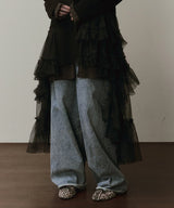 【予約開始待ち】アシンメトリーチュールドッキングテーラードJK