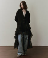 【予約開始待ち】アシンメトリーチュールドッキングテーラードJK