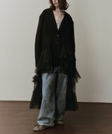 【予約開始待ち】アシンメトリーチュールドッキングテーラードJK