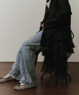 【予約開始待ち】アシンメトリーチュールドッキングテーラードJK