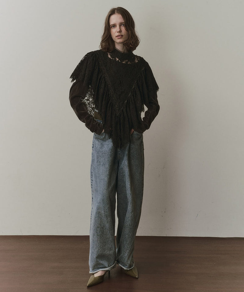 一部カラー予約】2WAY vintage調モチーフレースつけ衿 – LA BELLE