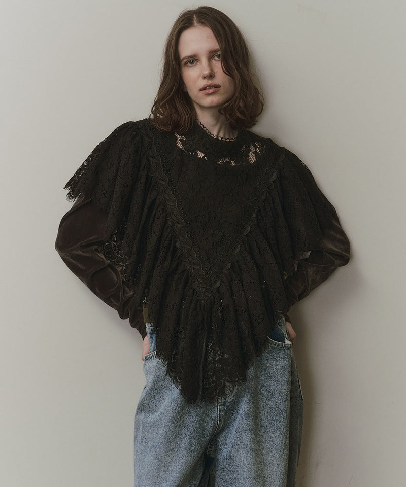 一部カラー予約】2WAY vintage調モチーフレースつけ衿 – LA BELLE