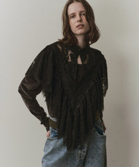 【予約開始待ち】2WAY vintage調モチーフレースつけ衿