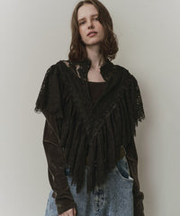 【予約開始待ち】2WAY vintage調モチーフレースつけ衿