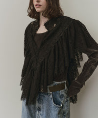 【予約開始待ち】2WAY vintage調モチーフレースつけ衿