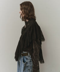 【予約開始待ち】2WAY vintage調モチーフレースつけ衿