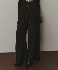 ボリュームカーブスウェットパンツ