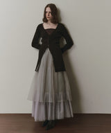 【予約】バックスリットリブカーディガン