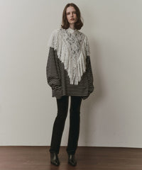 【予約開始待ち】2WAY vintage調モチーフレースつけ衿