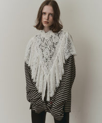 【予約開始待ち】2WAY vintage調モチーフレースつけ衿