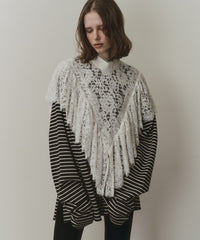 【予約開始待ち】2WAY vintage調モチーフレースつけ衿