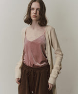 【予約】バックスリットリブカーディガン