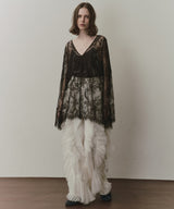 【予約】2WAY総レースVネックオーバーTOPS