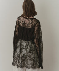 【予約】2WAY総レースVネックオーバーTOPS