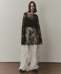 【予約】2WAY総レースVネックオーバーTOPS