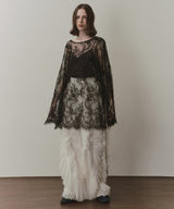 【予約】2WAY総レースVネックオーバーTOPS