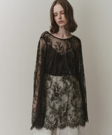 【予約】2WAY総レースVネックオーバーTOPS