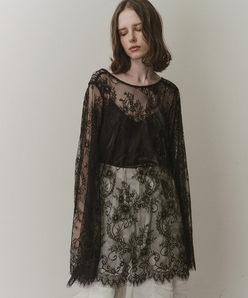2WAY総レースVネックオーバーTOPS – LA BELLE ETUDE online store