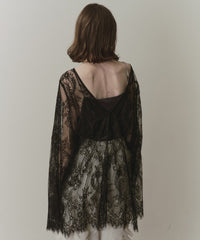 【予約】2WAY総レースVネックオーバーTOPS