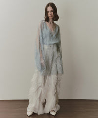 【予約】2WAY総レースVネックオーバーTOPS