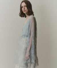 【予約】2WAY総レースVネックオーバーTOPS