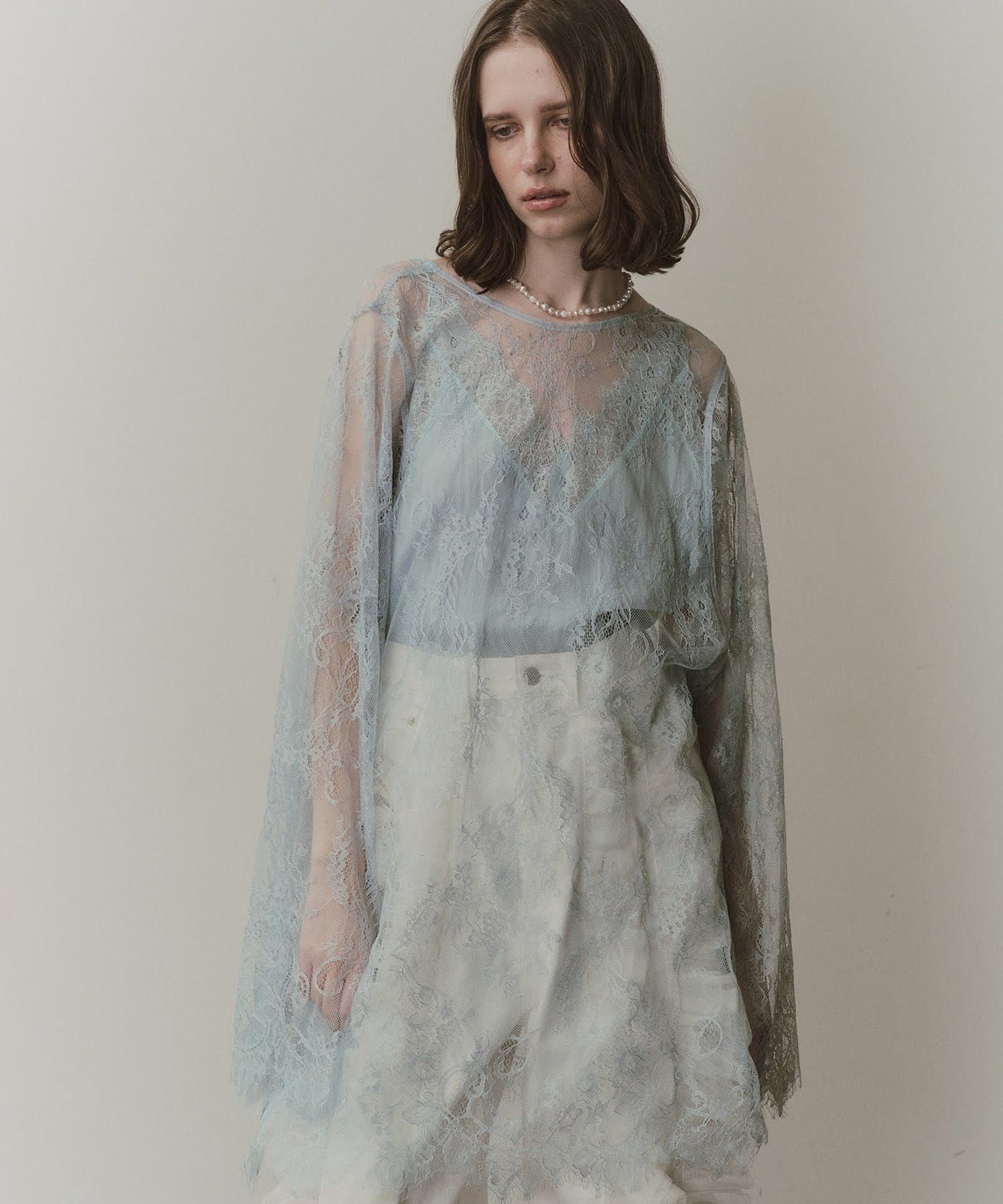 2WAY総レースVネックオーバーTOPS – LA BELLE ETUDE online store