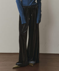 【再入荷予約】ベロアワイドパンツ