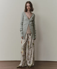 【予約】バックスリットリブカーディガン