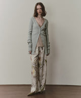 オリジナルvintageフラワープリントストレートパンツ